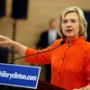 Ứng cử viên Hillary Clinton tại một chiến dịch vận động tranh cử ở Bắc Las Vegas, Nevada, Mỹ. (Nguồn: AFP/TTXVN)