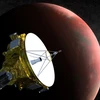 Tàu vũ trụ New Horizons tiếp cận bề mặt Sao Diêm vương. (Nguồn: AFP/TTXVN)
