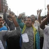 Những người biểu tình phản đối Hiến pháp mới của Nepal. (Nguồn: ndtv.com)