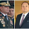 Bộ trưởng Bộ Quốc phòng Colombia Luis Carlos Villegas (phải) và người đồng cấp Venezuela Vladimir Padrino. (Nguồn: Bộ Quốc phòng Colombia)