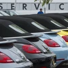 Xe Volkswagen Beatle bày bán tại một đại lý. (Nguồn: AFP/TTXVN)