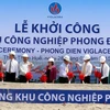Lễ khởi công Khu công nghiệp Phong Điền-Viglacera. (Ảnh: Quốc Việt/TTXVN)