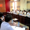 Quang cảnh buổi làm việc giữa lãnh đạo tỉnh Yên Bái và Công ty Nippon Zuki Việt Nam. (Nguồn: yenbai.gov.vn)