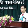 Ông Phạm Đình Nghị được bầu giữ chức Chủ tịch Ủy ban Nhân dân tỉnh Nam Định nhiệm kỳ 2011-2016. (Ảnh: Văn Đạt/Vietnam+)