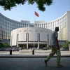 Ngân hàng Trung ương Trung Quốc ở thủ đô Bắc Kinh. (Nguồn: AFP/TTXVN)