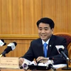 Ông Nguyễn Đức Chung được bầu làm Chủ tịch UBND thành phố Hà Nội. (Ảnh: Nguyễn Văn Cảnh/TTXVN)