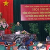 Đại tướng Ngô Xuân Lịch phát biểu tại hội nghị. (Ảnh: Trọng Đức/TTXVN)