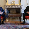 Tổng thống Armenia Serzh Sarksyan (trái) và người đồng cấp Azerbaijan Ilham Aliyev trong cuộc gặp tại Berne (Thụy Sĩ). (Nguồn: AFP)