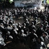 Cảnh sát chống bạo động của Guatemala. (Nguồn: Getty Images)