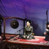 Nhóm ca trù của CLB UNESCO Ca nhạc truyền thống Hà Nội. (Ảnh: Minh Đức/TTXVN)