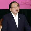 Phó Thủ tướng Hoàng Trung Hải - Chủ tịch Hội đồng quốc gia về tài nguyên nước. (Ảnh: An Đăng/TTXVN)