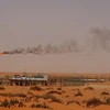 Cơ sở khai thác dầu của Công ty Aramco ở Khouris, Saudi Arabia. (Nguồn: AFP/TTXVN)