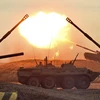 Xe tăng Nga. (Nguồn: AFP/TTXVN)