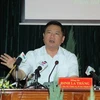 Bí thư Thành ủy Đinh La Thăng. (Ảnh: Thanh Vũ/TTXVN)