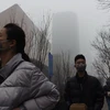 Khói mù bao phủ thủ đô Bắc Kinh ngày 22/12/2015. (Nguồn: AFP/TTXVN)