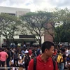 Sinh viên và giáo viên trường AdMU được lệnh sơ tán. (Nguồn: cnnphilippines.com)