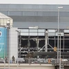 Cảnh đổ nát tại sân bay Zaventem sau vụ đánh bom kép. (Nguồn: AFP/TTXVN)