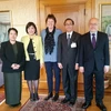 Thị trưởng Oslo Marianne Borgen (giữa) và các đại sứ ASEAN. (Ảnh do Đại sứ quán Việt Nam tại Na Uy cung cấp)