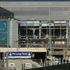 Quang cảnh đổ nát tại sân bay Zaventem sau vụ tấn công khủng bố ở Brussels. (Nguồn: AFP/TTXVN)