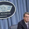 Bộ trưởng Quốc phòng Mỹ Ashton Carter trong một cuộc họp báo tại Lầu Năm Góc, thủ đô Washington DC. (Nguồn: AFP/TTXVN)