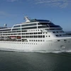 Tàu du lịch Adonia, thuộc hãng du lịch tàu biển Carnival, sẽ cập bến Cuba mỗi tuần bắt đầu từ ngày 1/5. (Nguồn: EPA/TTXVN)
