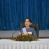 Bộ trưởng Ngoại giao Myanmar Aung San Suu Kyi. (Nguồn: AFP/TTXVN)