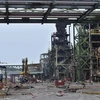 Hiện trường vụ nổ tại nhà máy hóa dầu Pajaritos. (Nguồn: AFP/TTXVN)