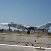 Máy bay chiến đấu Sukhoi Su-24M của Nga. (Nguồn: THX/TTXVN)