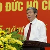 Ông Đinh Thế Huynh, Ủy viên Bộ Chính trị, Thường trực Ban Bí thư phát biểu. (Ảnh: An Đăng/TTXVN)