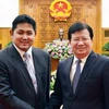 Phó Thủ tướng Trịnh Đình Dũng tiếp đoàn doanh nghiệp Brunei, do Hoàng tử Pengiran Muda Abdul Quawi dẫn đầu, sang tìm hiểu cơ hội hợp tác và đầu tư tại Việt Nam. Ảnh: Phạm Kiên - TTXVN