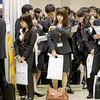 Xếp hàng nộp đơn xin việc ở Nhật Bản. ( Nguồn: AP)