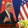 Ngoại trưởng Mỹ John Kerry phát biểu tại Đối thoại Chiến lược và Kinh tế Trung-Mỹ. (Nguồn: EPA/TTXVN)