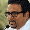 Ông Ahmed Adeeb tại một cuộc họp báo ở Male, Maldives tháng 11/2013. (Nguồn: AFP/TTXVN)