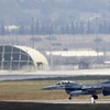 Một chiếc máy bay F-16 của Thổ Nhĩ Kỳ tại Căn cứ Không quân Incirlik. (Nguồn: Reuters)