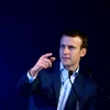 Bộ trưởng Kinh tế Pháp Emmanuel Macron phát biểu trong một diễn đàn về phát triển kinh tế ở thủ đô Paris. (Nguồn: AFP/TTXVN)