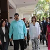 Tổng thống Venezuela Nicolás Maduro và Ngoại trưởng Colombia María Angela Holguín. (Nguồn: caraotadigital.net)