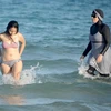 Thêm ba khu nghỉ dưỡng ở Pháp cấm phụ nữ mặc đồ bơi burkini. (Nguồn: AFP)
