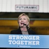 Bà Hillary Clinton phát biểu tại Warren, Michigan, Mỹ. (Nguồn: AFP/TTXVN)
