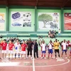 Các cầu thủ tham gia giải đấu. (Nguồn: Đại sứ quán Việt Nam tại Mozambique)