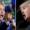 Hai ứng cử viên Hillary Clinton và Donald Trump. (Nguồn: BBC)