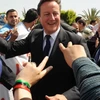 Ông David Cameron trong chuyến thăm đầu tiên đến Libya năm 2011. (Nguồn: PA)