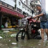 Bão Malakas gây ngập lụt tại tỉnh Phúc Kiến, Trung Quốc. (Nguồn: AFP)