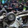 Hiện trường một vụ đánh bom tại tỉnh Yala, Thái Lan. (Nguồn: AFP)