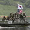 Binh lính Hàn Quốc và Mỹ trong một cuộc tập trận chung. (Nguồn: wsj.com)