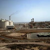 Toàn cảnh nhà máy khí đốt hóa lỏng Balhaf ở Vịnh Aden, Yemen. (Nguồn: AFP/TTXVN)