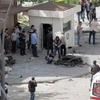 Hiện trường vụ đánh bom đồn cảnh sát ở Thổ Nhĩ Kỳ. (Nguồn: nation.com.pk)