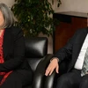 Bà Gültan Kisanak và ông Firat Anli, hai đồng thị trưởng của thành phố Diyarbakir. (Nguồn: sozcu.com.tr)