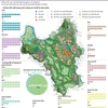 [Infographics] Diện tích ao hồ tại Hà Nội đã giảm hơn 72.500m2