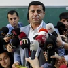 Ông Selahattin Demirtas, đồng lãnh đạo đảng HDP, bị bắt giữ tại Ankara. (Nguồn: Reuters)