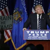 Ông Donald Trump trong một chiến dịch vận động tranh cử tại Đại học Wisconsin Eau Claire, thành phố Eau Claire, bang Wisconsin. (Nguồn: AP/TTXVN)